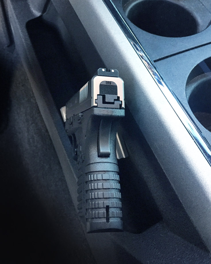 Pistol Mount for Your Car, Under Your Desk, Concealed Handgun Mount