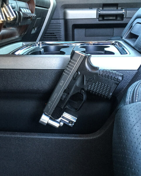 Single Pistol Mount | In Your Car, Under Your Desk, In Your RV, etc.