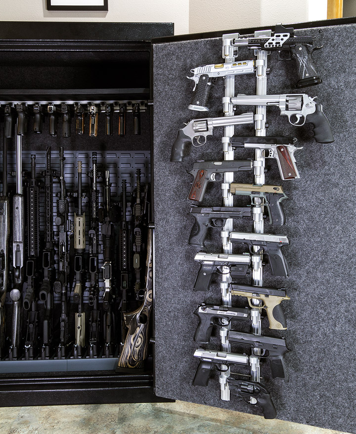 Lot Of 5 Black Handgun Display Racks – Single Gun Storage Stands For Pistols/Revolvers (Durable)