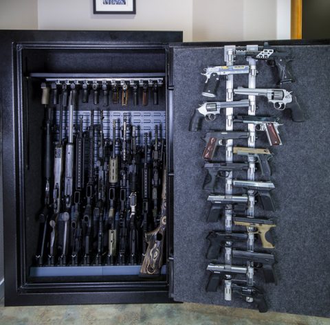 Gun Safe Door Storage | Store & Display Multiple Handguns